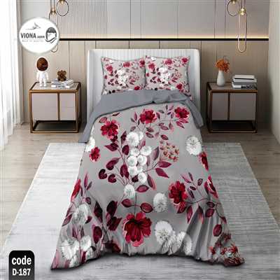 روتختی گلهای قرمز و سفید